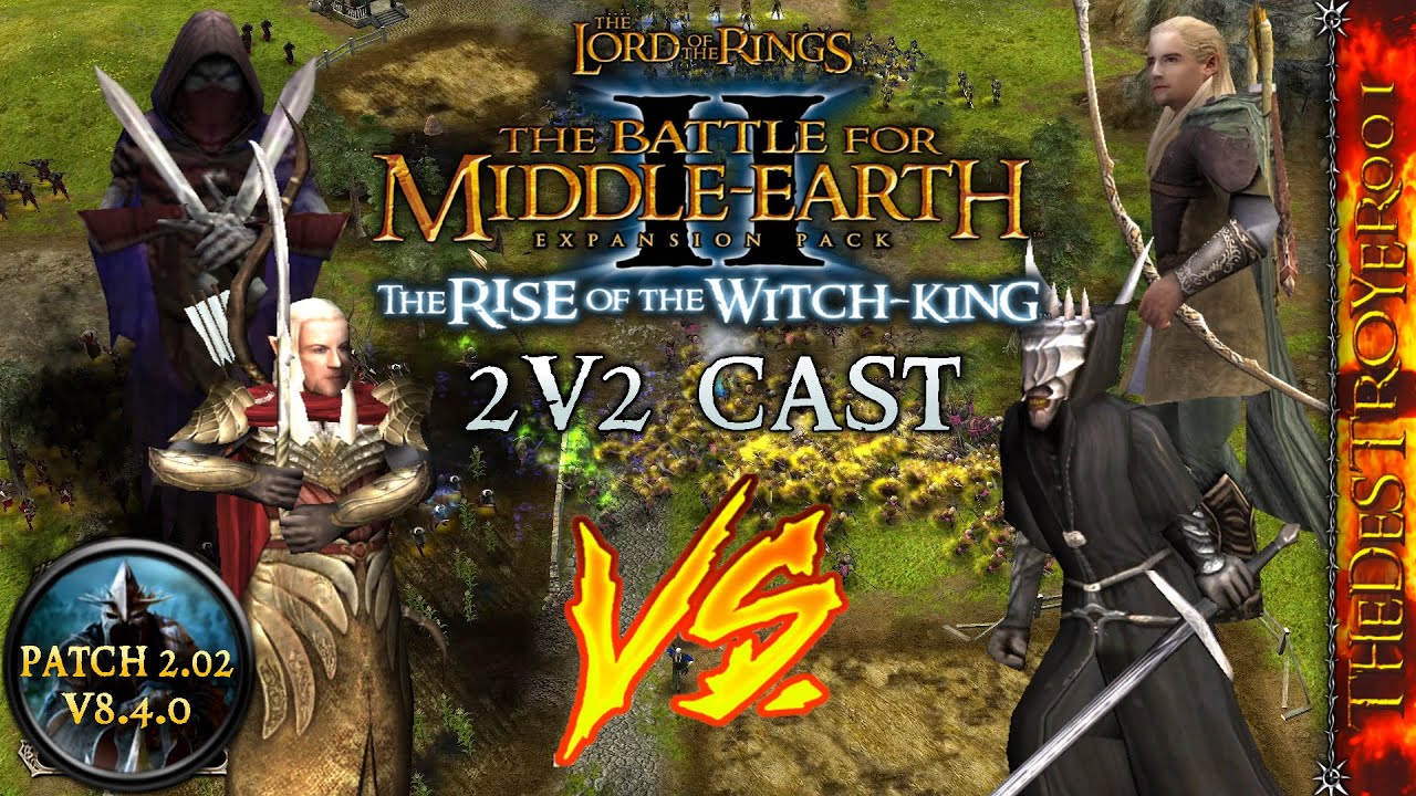 Битва за Бакленд начинается! | 2V2 CAST | Властелин колец: Властелин колец, BFME2, RotWK 2.02