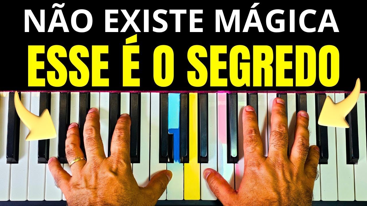 NÃO EXISTE MÁGICA - SEGREDO FÁCIL PARA TOCAR TODAS AS MÚSICAS - AULA DE TECLADO 🎹