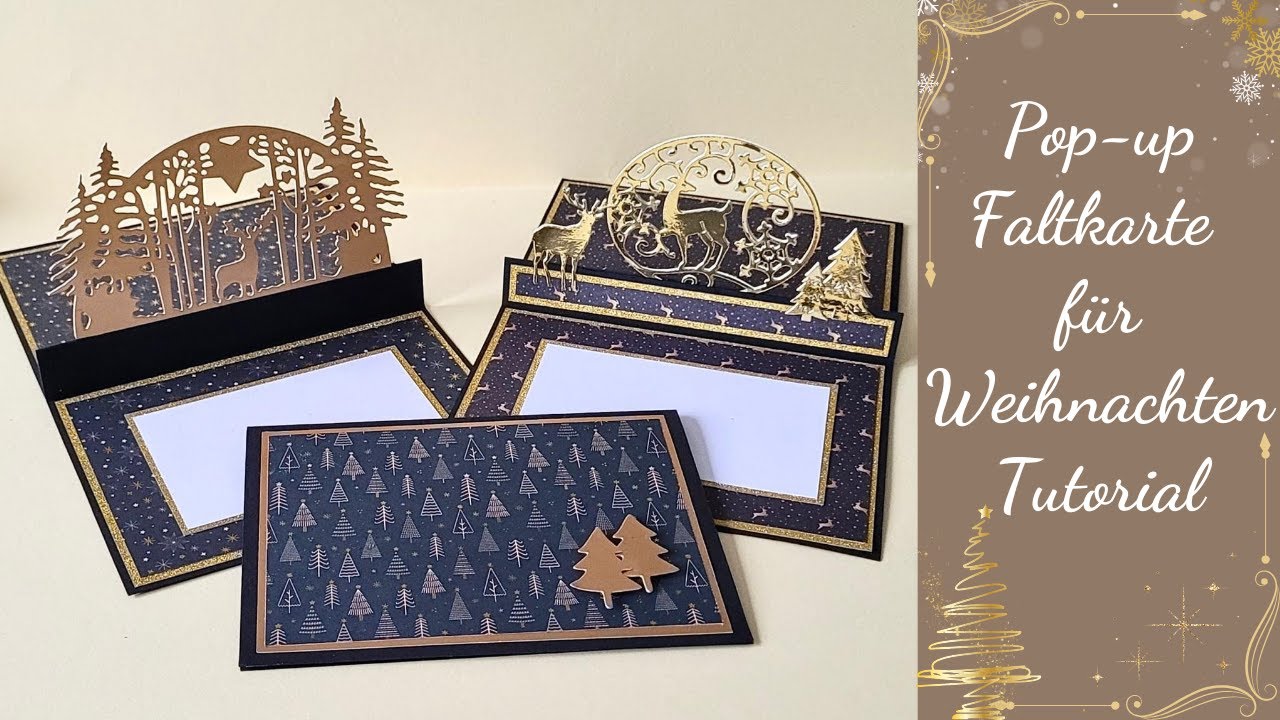 Karten basteln &ndash; DIY &ndash; Pop-up Faltkarte &ndash; f&uuml;r Anf&auml;nger - Tutorial