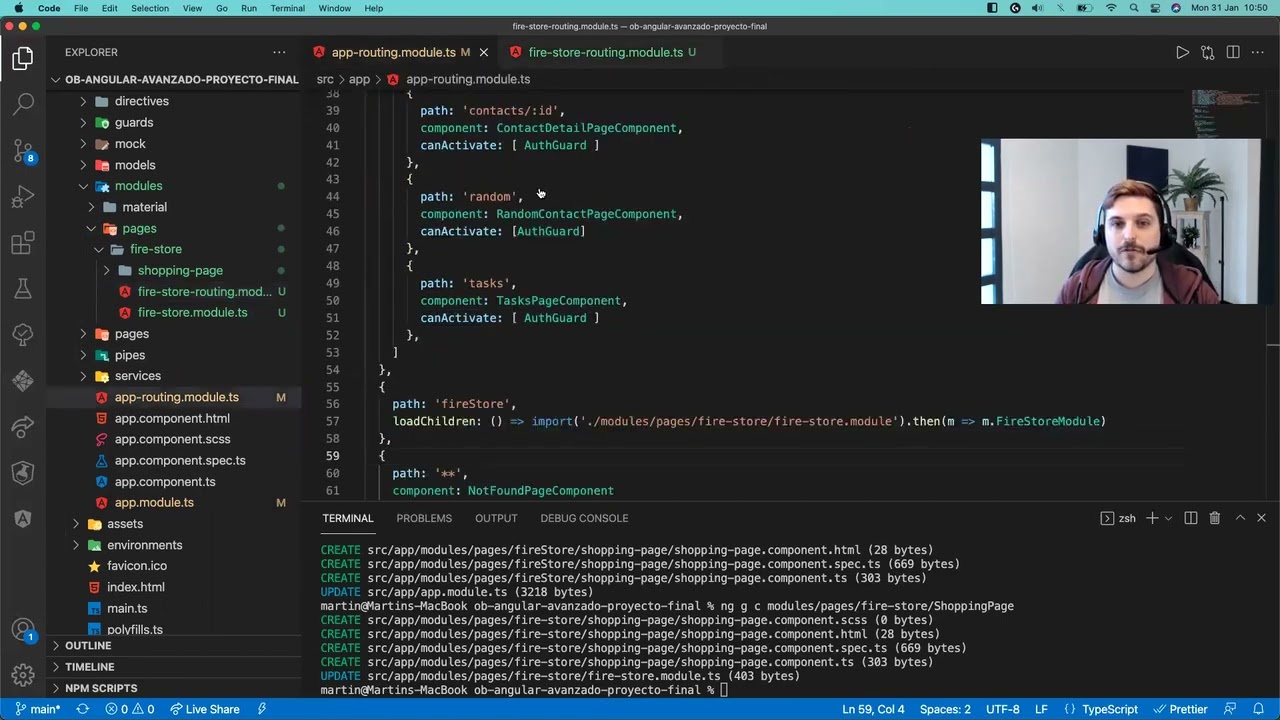 7 Creando módulos y aplicando estrategias de precarga - Curso Angular Avanzado - OpenBootcamp