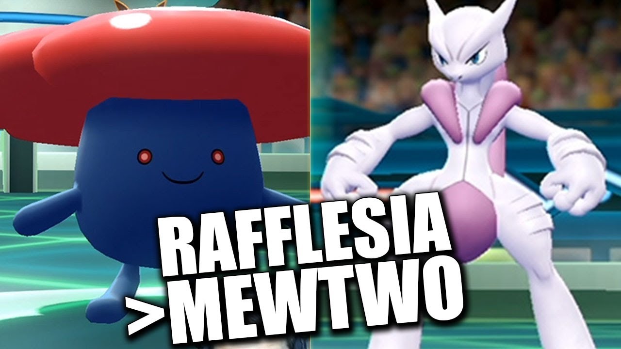 RAFFLESIA BAT MÉGA-MEWTWO X - POKÉMON LET'S GO PIKACHU & ÉVOLI
