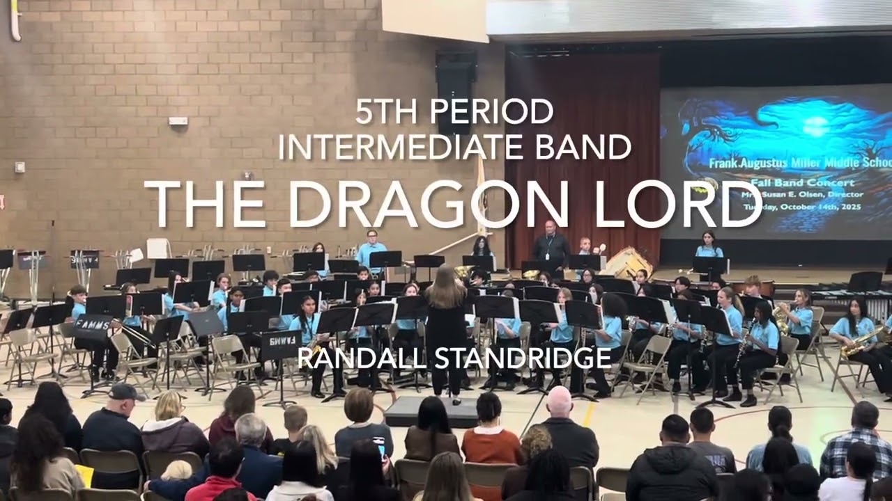 5th Period Intermediate Band - Miller Middle School Fall Concert, October, 14th, 2025