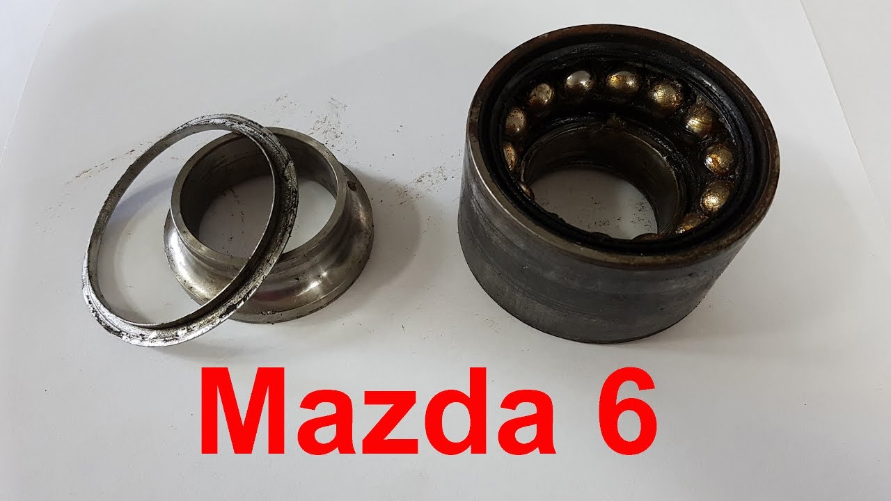 Замена переднего подшипника Mazda 6 2009-2013