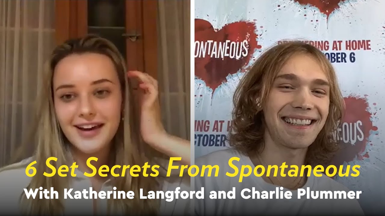 Katherine Langford and Charlie Plummer Share 6 Set Secrets From Spontaneous | POPSUGAR