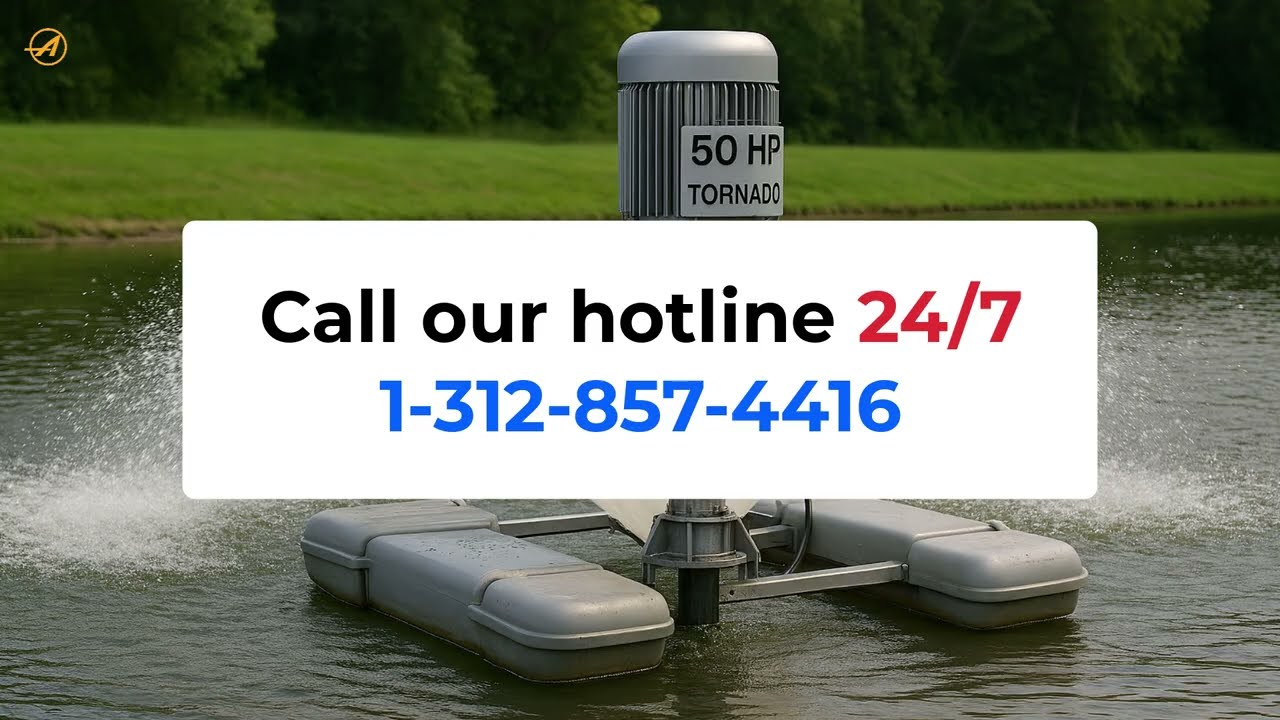 Emergency Wastewater Aeration System Delivered in 24 Hours