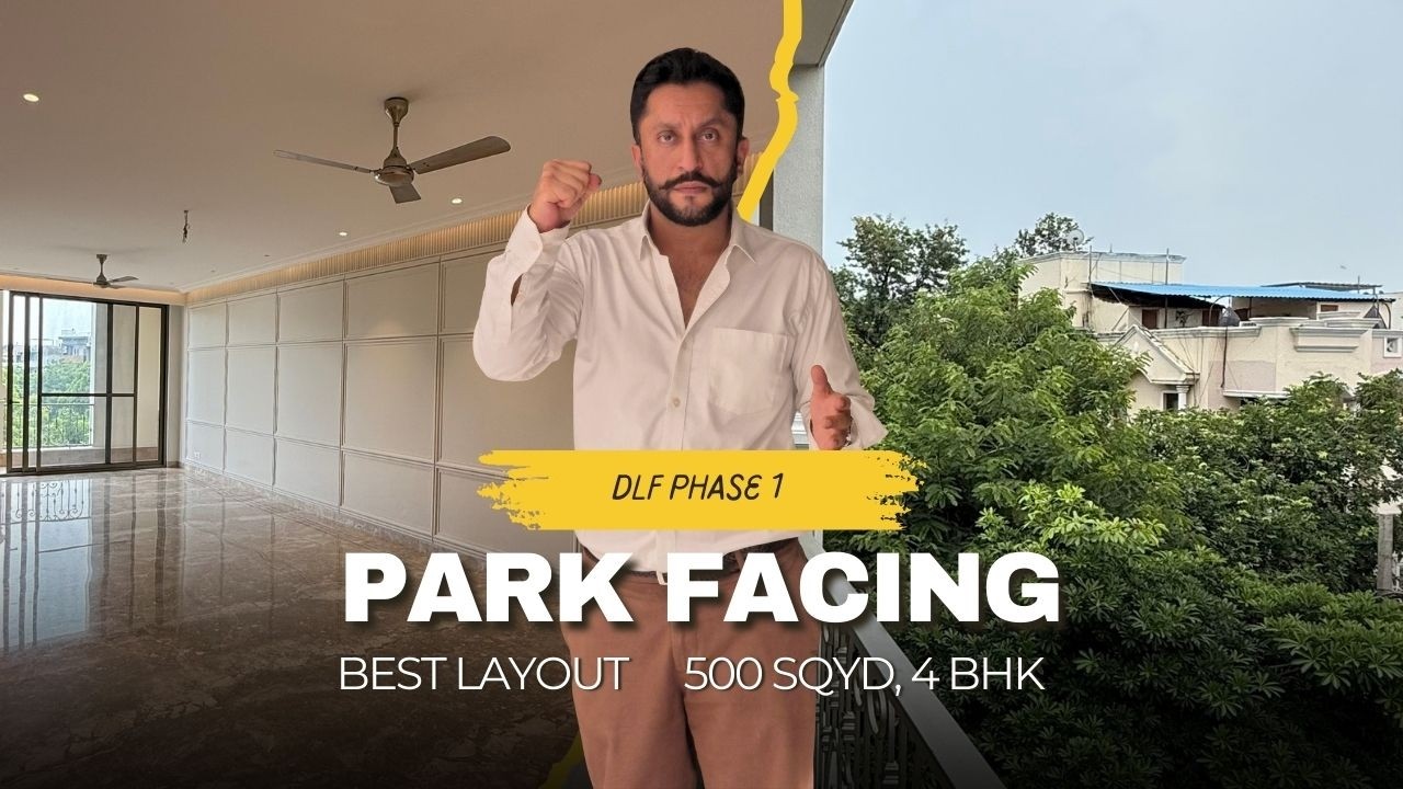 DLF Phase 1 Gurgaon | Exclusive 4 BHK Luxury Home Tour | 500 Sq.Yds Modern Property