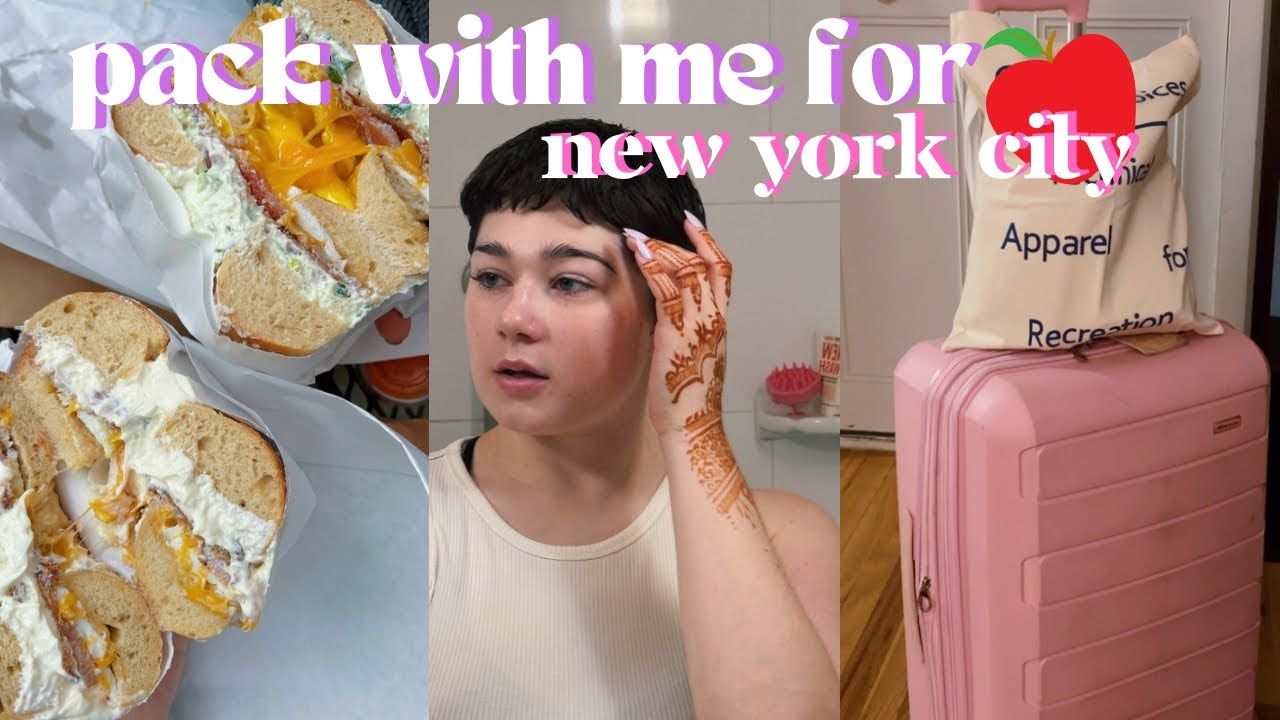PACK + PREP WITH ME FOR NYC🍎🌃🚕