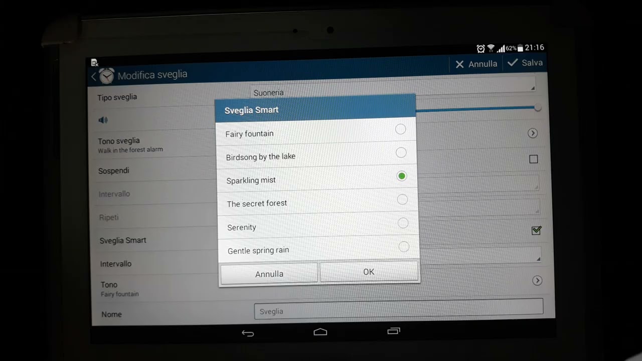 Samsung Galaxy Tab Note 10.1 - Smart alarm tones 