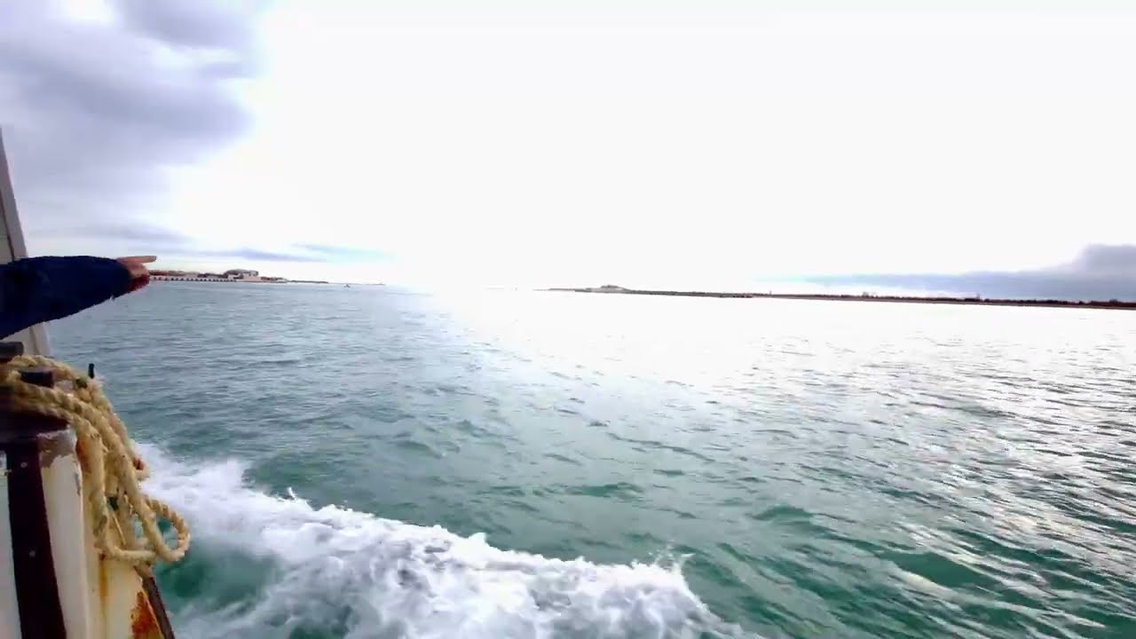 Venice Lido to Punta Sabbioni  | Virtual Vaporetto Ferry Boat Tour | Treadmill Scenery | Italy