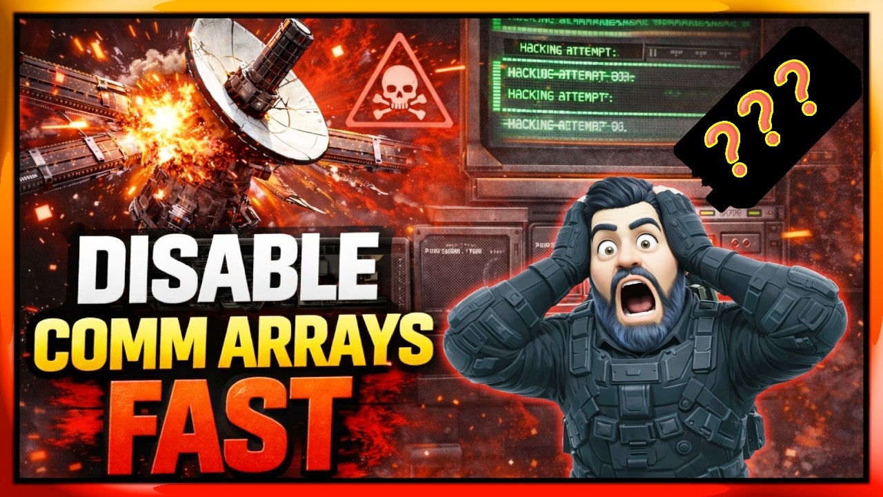Fastest Way To Disable Comm Arrays | Star Citizen 4.6 / 4.7