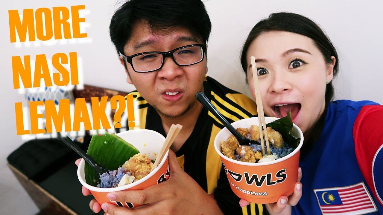 NEW KIND OF NASI LEMAK?! \\ Vlog \\ #TehChamLee