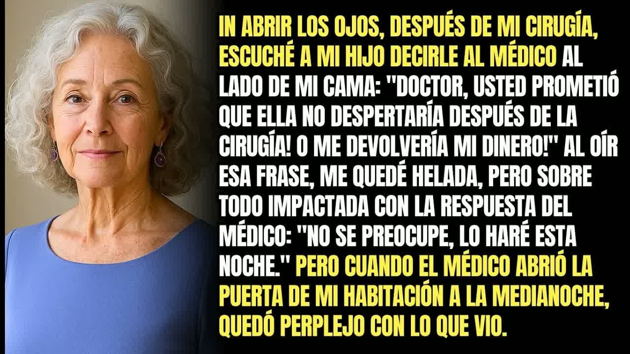 Al Recobrar Los Sentidos En El Hospital, Sin Abrir Los Ojos, Escuché A Mi Hijo Conversando Al Lado.