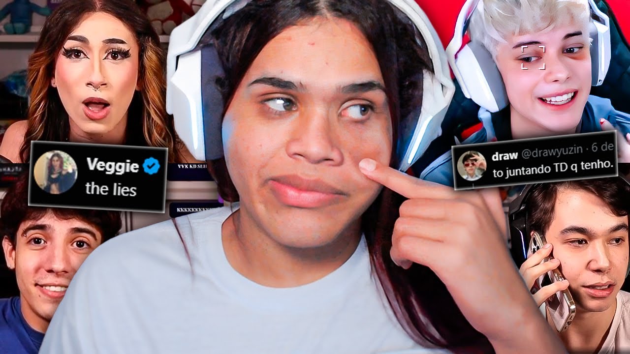 Drawyu ABRE LIVE para REBATER Veronika Volt e sobrou ATÉ PRA MIM, Veggie e Daenerys