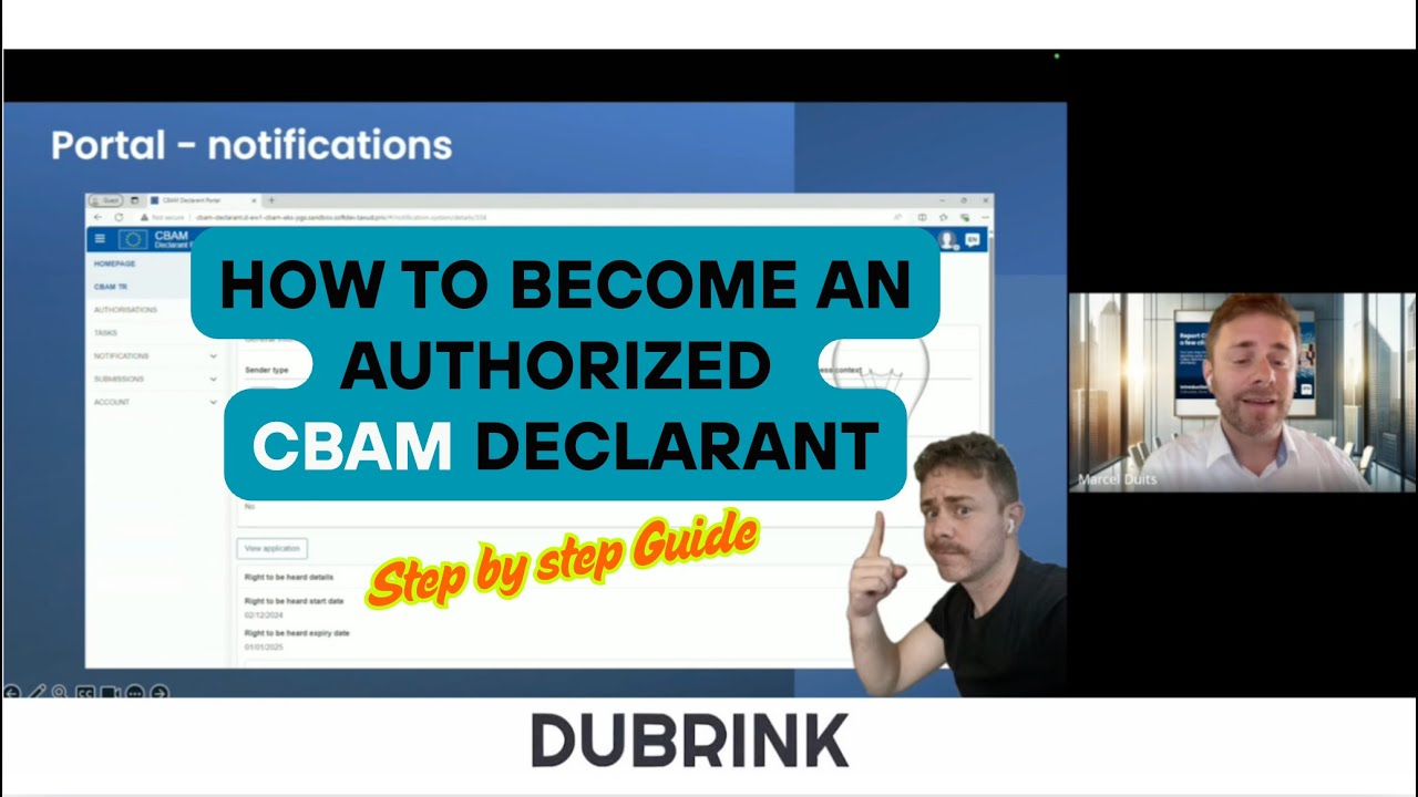 Step by step guide how to become authorized declarant