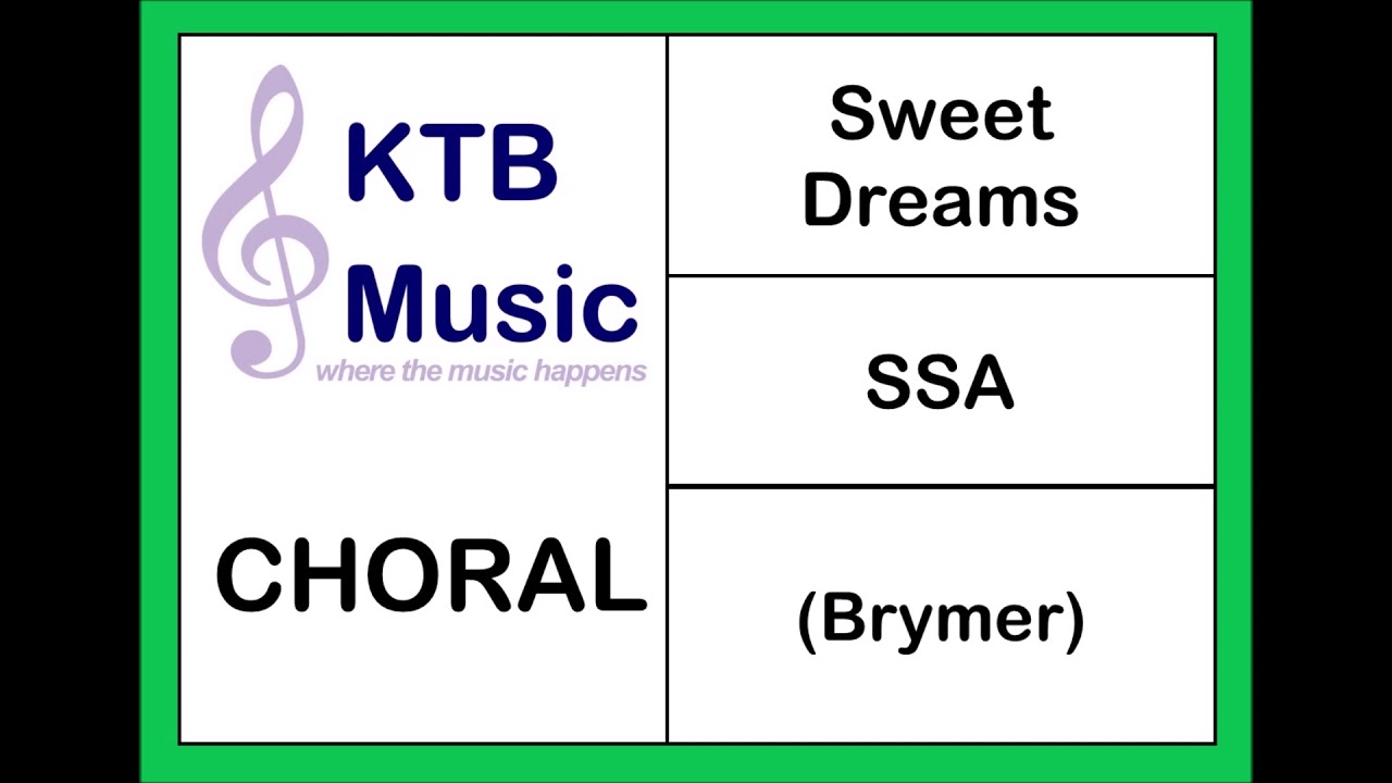 Sweet Dreams (Are Made of This) (Brymer) SSA [Full Performance]