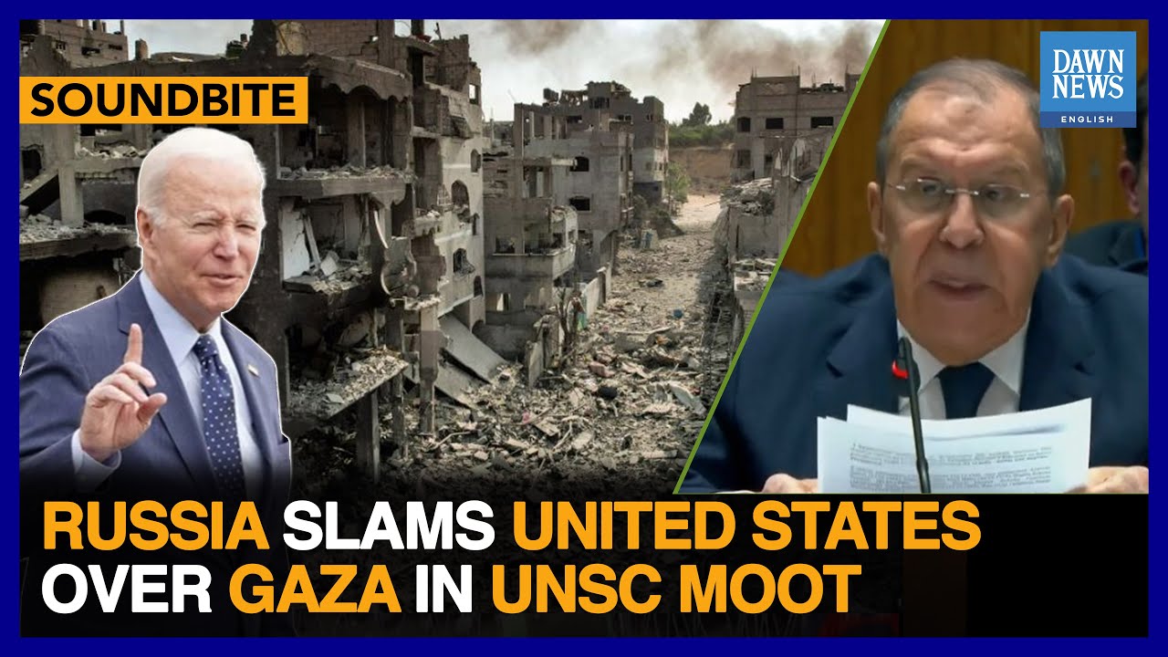 Russia Slams United States Over Gaza In UNSC Moot | Dawn News English