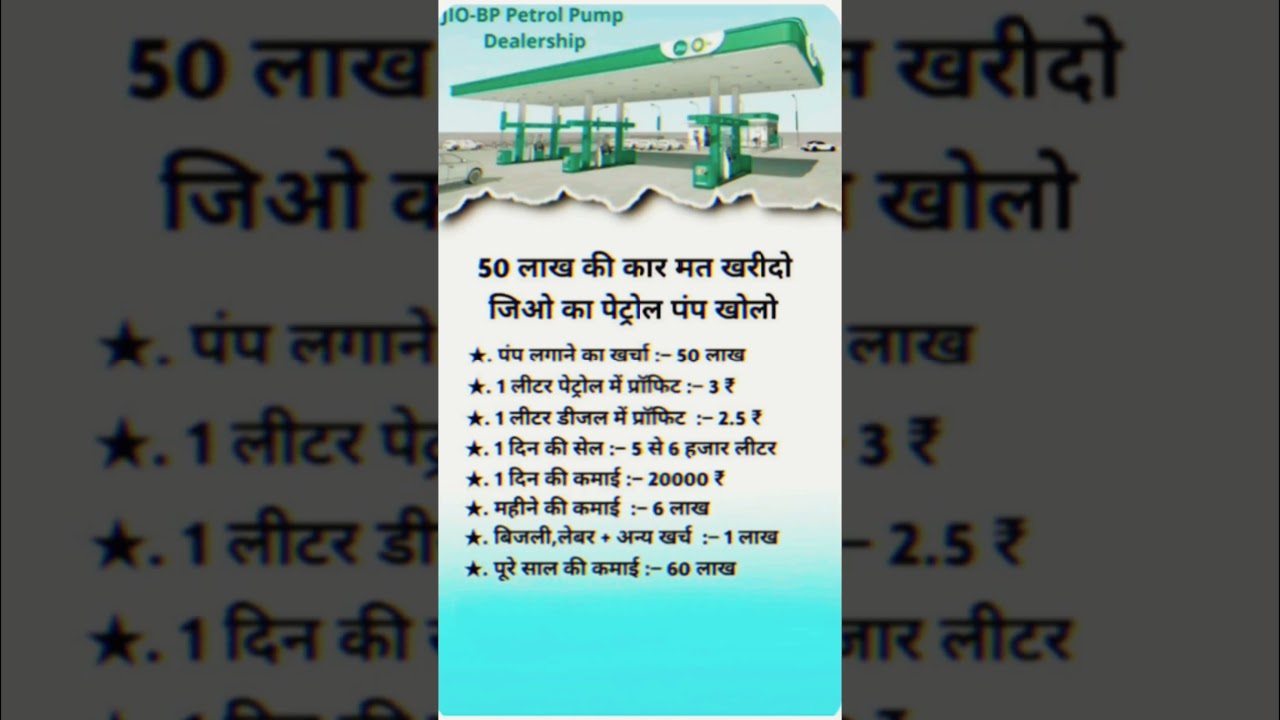 Jio BP Petrol Pump Dealership Kaise Lein? | Investment, Profit, Process Explained!