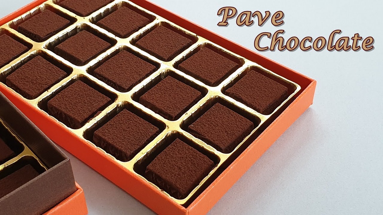 발렌타인데이에는  파베 초콜릿이죠 / 수제 초콜릿 / Valentine's Day Chocolate / Royce Pave Chocolate Recipe