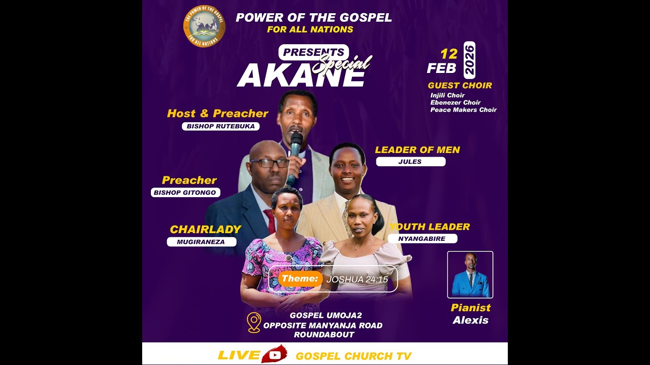 LIVE// AKANE SPECIAL //POWER OF THE GOSPEL FOR ALL NATIONS