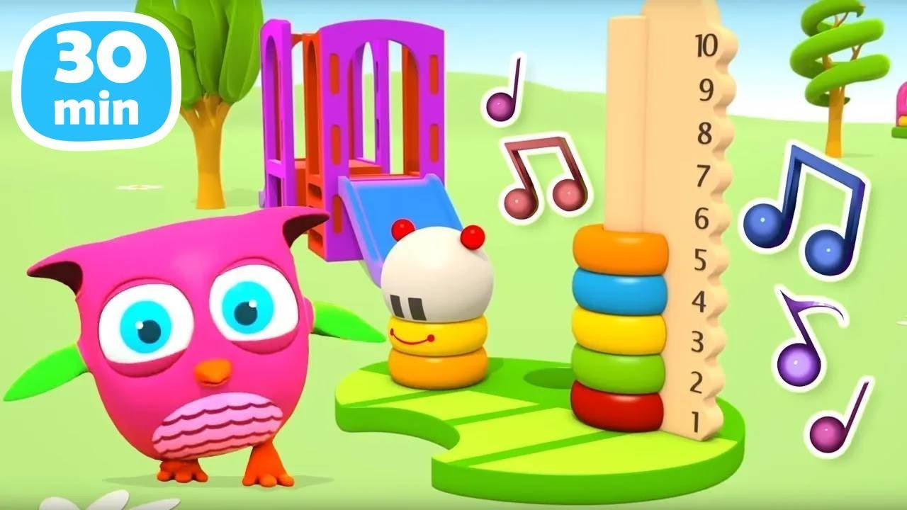 ¡Juega y canta con el Búho Hop Hop! Canciones Infantiles y Dibujos Animados