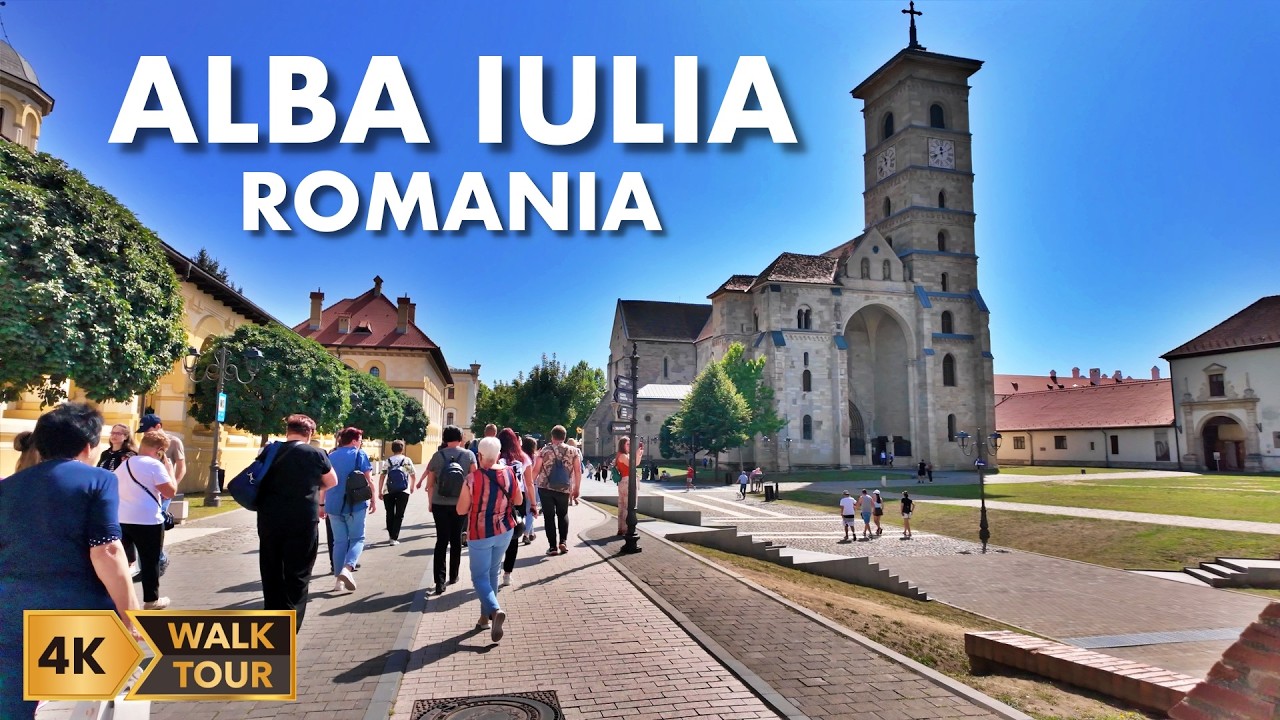 Alba Carolina Citadel Walking Tour - Alba Iulia, Romania [4K/60fps]