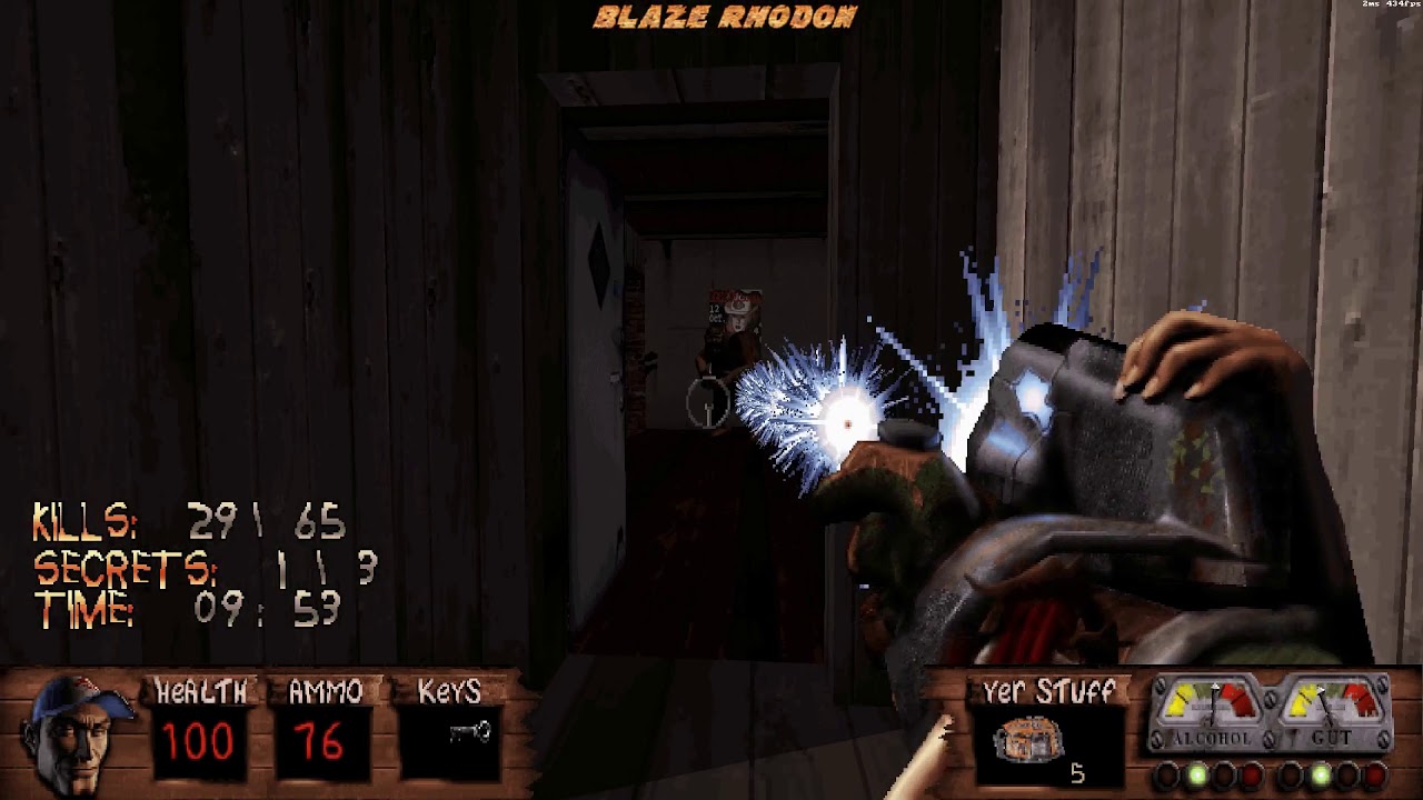 Redneck Rampage (PC, BuildGDX) Walkthrough Downtown Hickston (all secrets)
