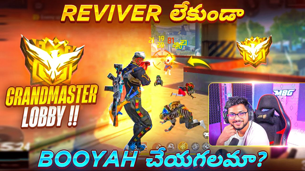 Munna Bhai 😎 10 Streak Booyah Challenge Without Reviver.!! 🔥 - Free Fire Telugu - MBG ARMY