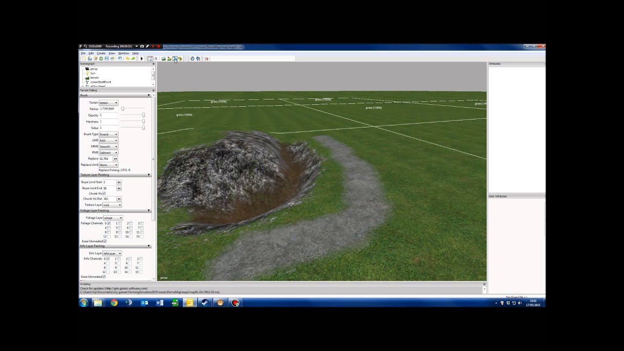 Farmer Yips Map Making Tutorial Video 4 Landscape and Fields FS15