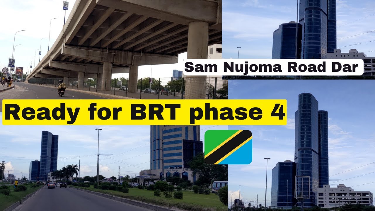 Bus Rapid Transit (BRT) phase 4 will change completely this road in Dar es Salaam Tanzania