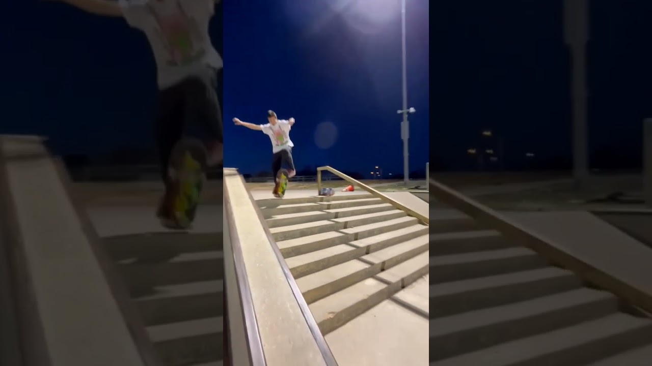 kick flip 8 stair