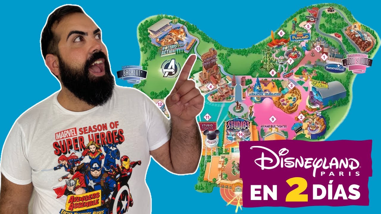 PLAN IDEAL para visitar WALT DISNEY STUDIOS  ✅ ITINERARIO recomendado 2 DÍAS en DISNEYLAND PARIS 🗺️