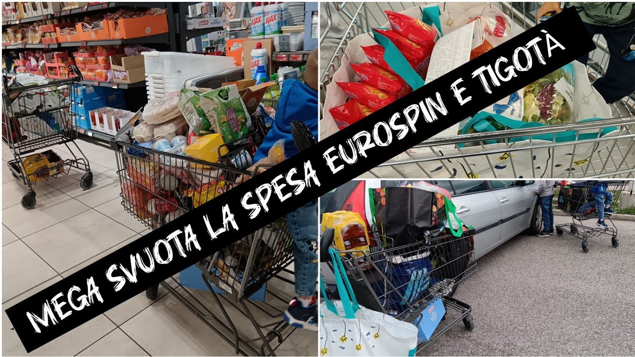 MEGA SVUOTA LA SPESA EUROSPIN E TIGOTÀ