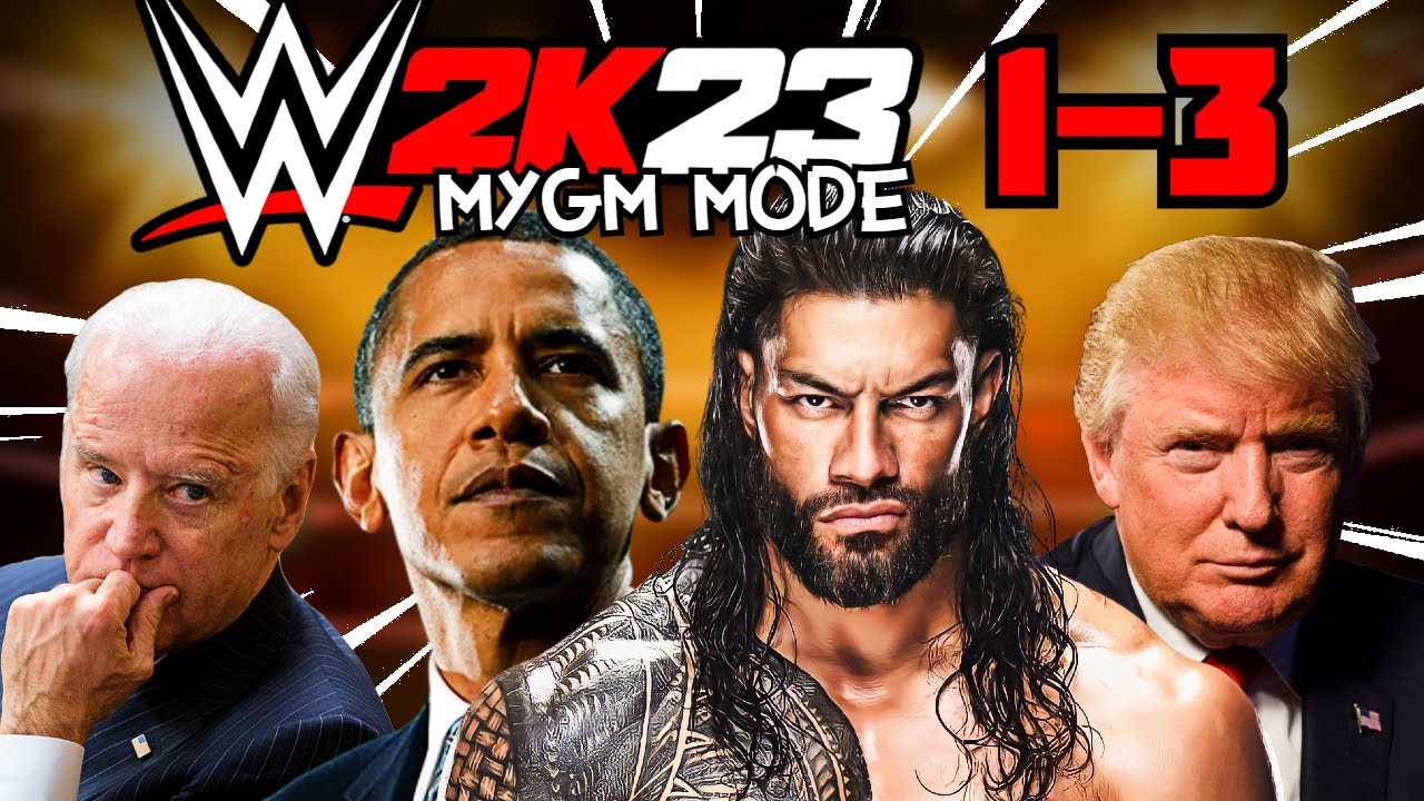 US Presidents Play WWE2k23 MyGM Mode - Full Series