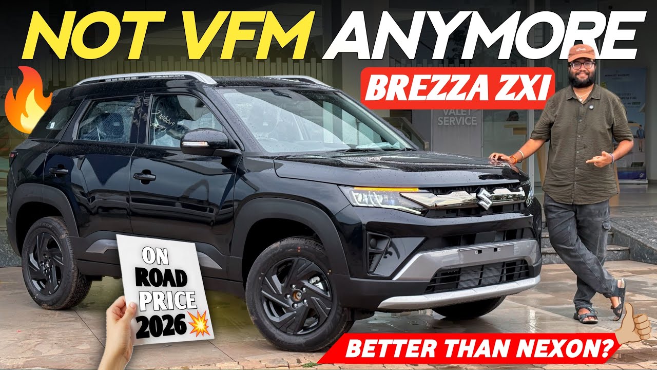 BLACK BREZZA🔥 New Maruti Brezza 2026 Facelift Model | Zxi 🔥 | Price, Features, Mileage ✅