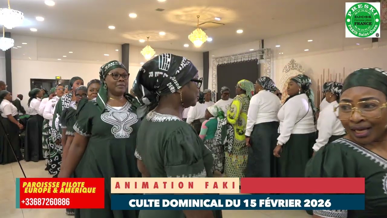 PRESKI PARIS ST OUEN : ANIMATION FAKI CULTE DOMINICAL DU 15 FÉVRIER 2026   4K