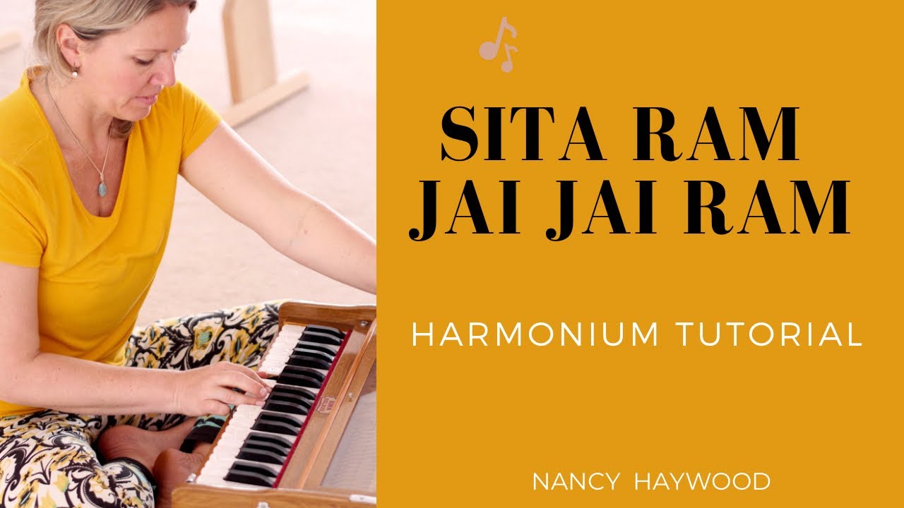 Sita Ram Jai Jai Ram - Harmonium Chords/ Tutorial I Mooji Music Mala I Akkorde und Text I Kirtan