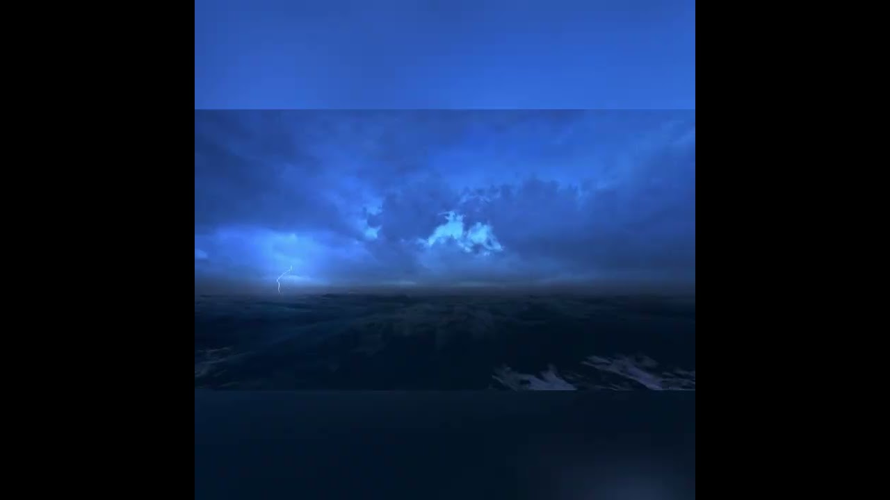 Relaxing and Thrilling thunder storm