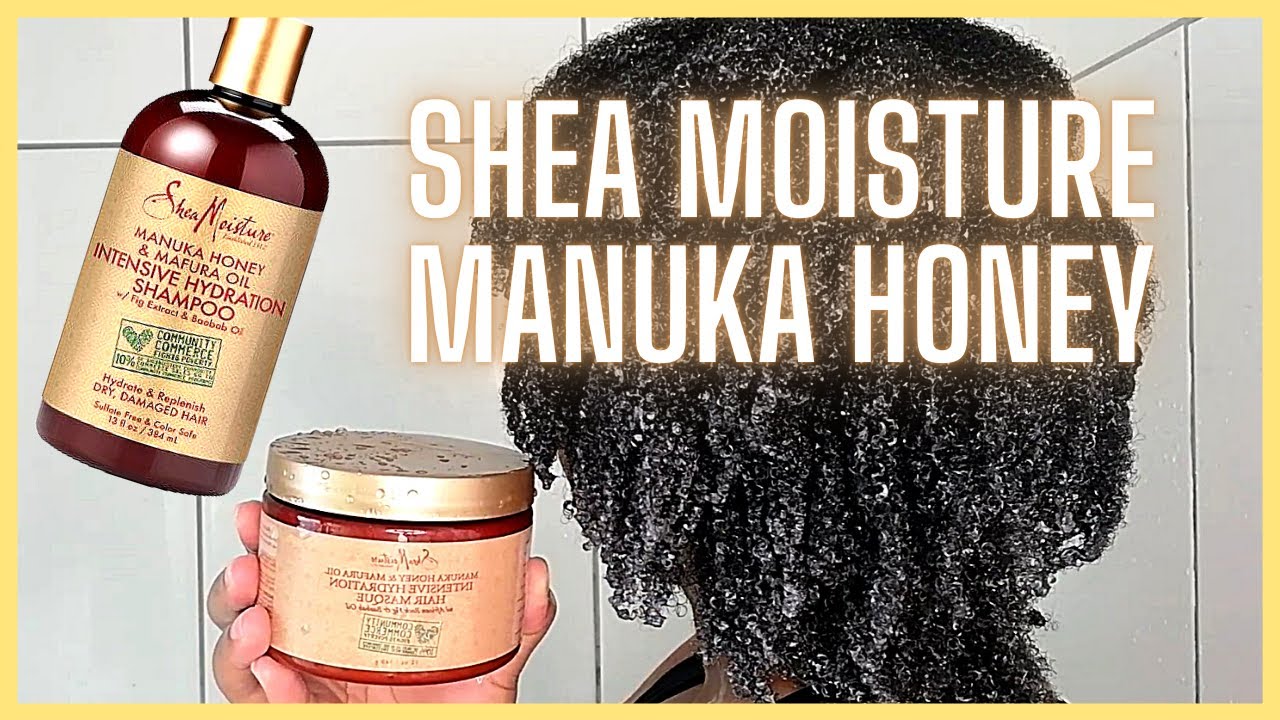 SHEA MOISTURE MANUKA HONEY REVIEW | *HAIR MASK MONDAY EP3* | NATURAL HAIR DEEP CONDITIONING MASQUE