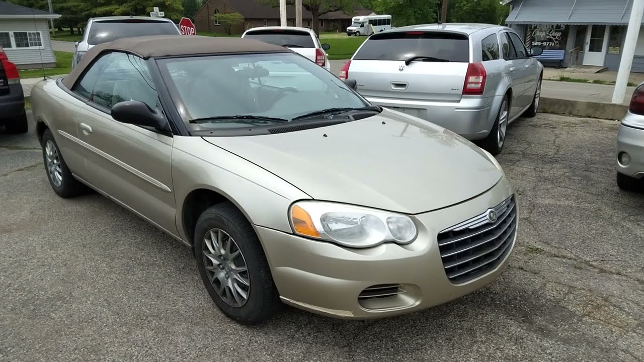 2006 Chrysler Sebring convertible.