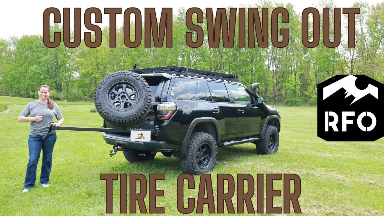 Custom 5th Gen 4Runner Swing Out w/ Tire Carrier by Ross Fab Offroad