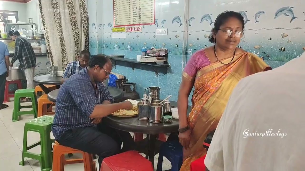 మన గుంటూరులో ది బెస్ట్ టిఫిన్స్ & మీల్స్ రెస్టారెంట్ ( జనతా భవన్ )#restaurant #food #tasty #food