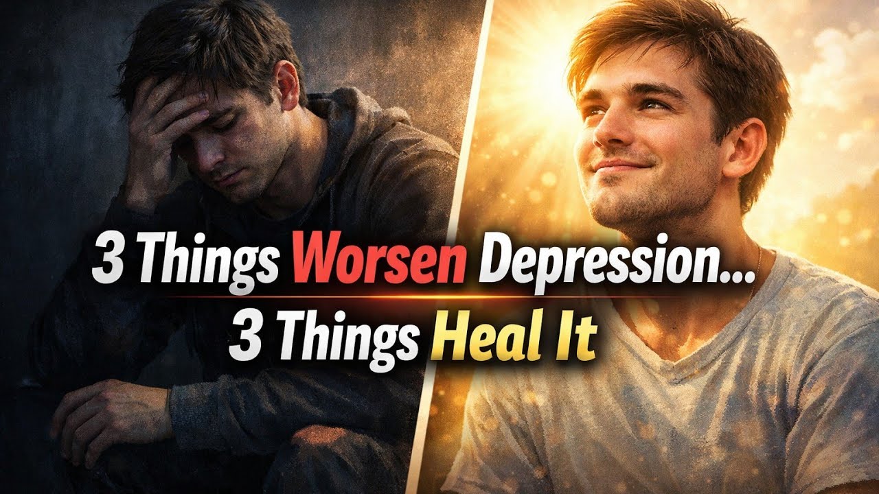 3 Things Worsen Depression… 3 Things Heal It