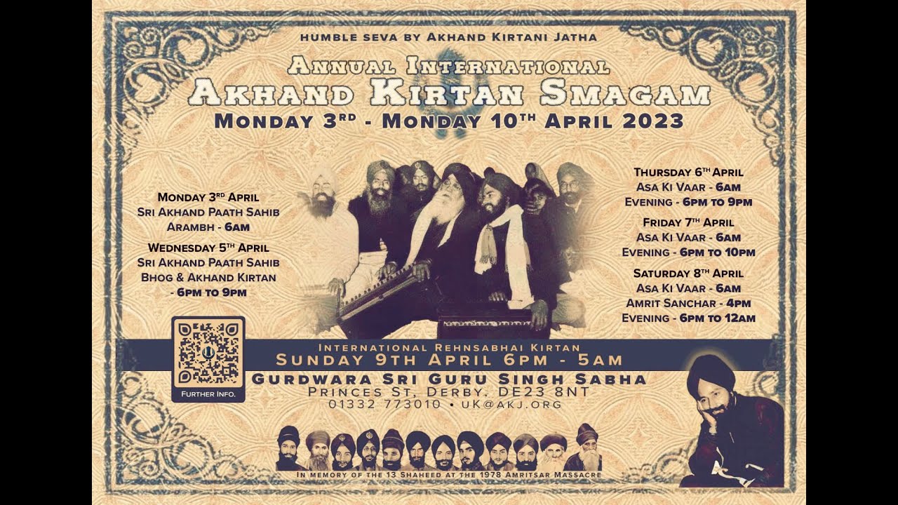 *Rehansabai* - International Akhand Kirtan Samagam Derby, UK 2023
