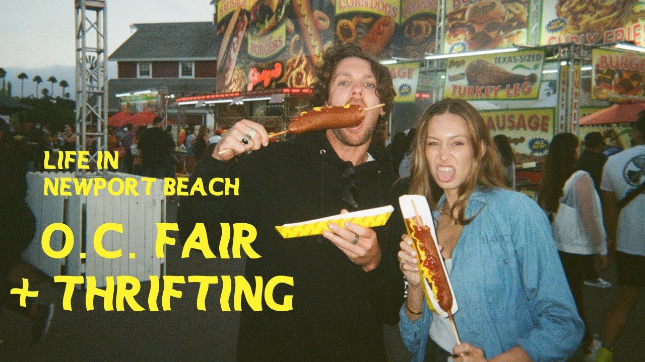 life in Newport Beach | OC Fair, thrifting + impromptu DIY