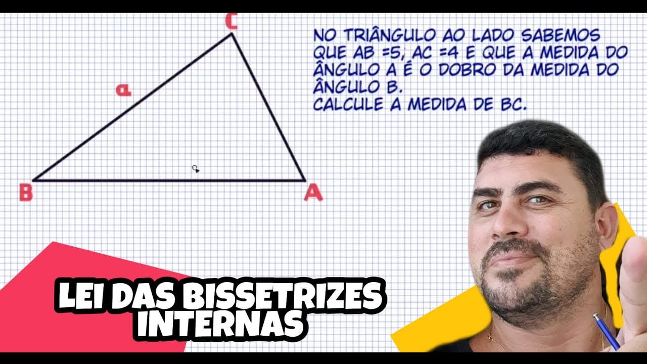 🚨 QUESTÃO BONITINHA DE GEOMETRIA | TEOREMA DAS BISSETRIZES INTERNAS | SEMELHANÇA DE TRIÂNGULOS