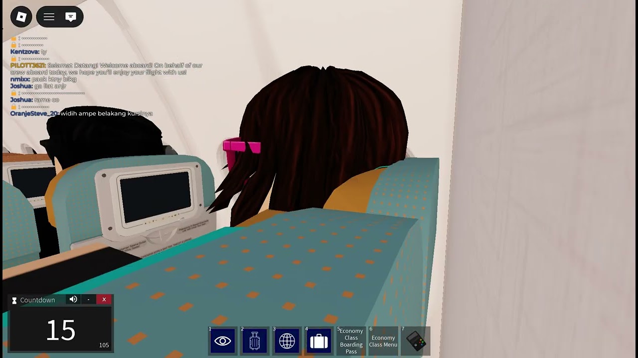 ROBLOX | Garuda Indonesia | Economy Class | Inaugural Flight of the Airbus A330-300 | Part 2