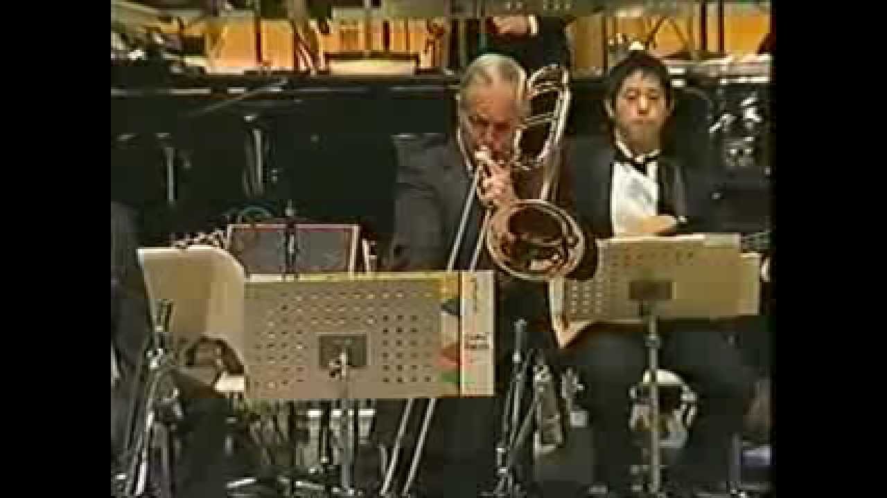 George Roberts Trombone - Bein' Green, 100 Trombones Concert (video)