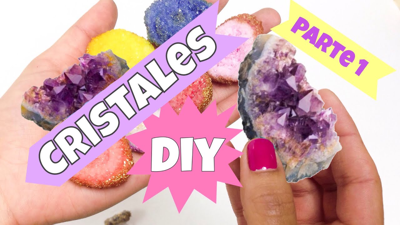como hacer cristales caseros\manualidades fáciles