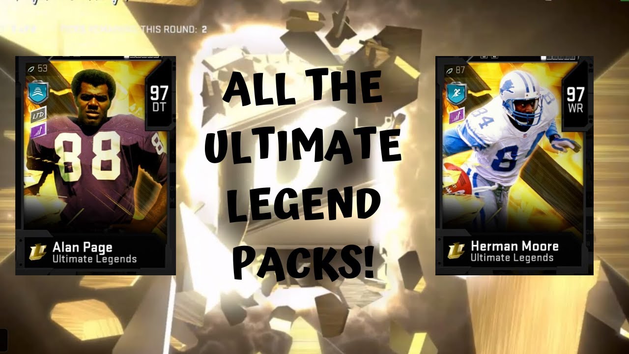 HUGE PULLS! ALL ULTIMATE LEGEND FANTASY PACKS FOR NEW LEGENDS!| MADDEN 20 ULTIMATE TEAM