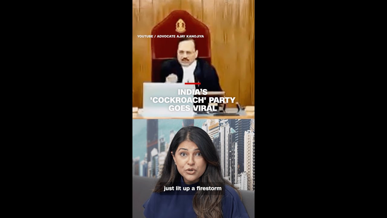 India&rsquo;s 'cockroach' party goes viral